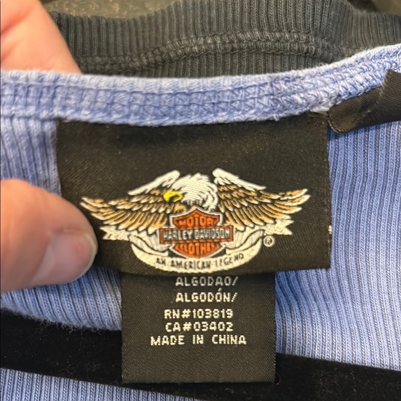 Harley-Davidson Graphic Blue and Purple Tank Top - Picture 4 of 5